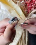 ست حلقه ازدواج نقره ۹۲۵ ایتالیایی | JCHK-6701