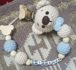 بندپستونک بافتنی مدل خرسی | JCHK-11218