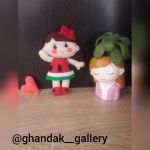 عروسک دختر هندونه ای نمدی | JCHK-2019