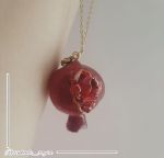 گردنبند/رومانتویی انار طبيعي  | JCHK-11332