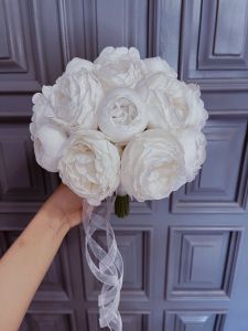 دسته گل پیونی مصنوعی | JCHK-11663