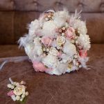 دسته گل با ترکیب رنگ باربی | JCHK-11664