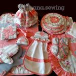 سرویس پارچه ای 17 تکه آشپزخانه | JCHK-2831