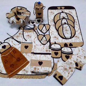 سرویس پارچه ای آشپزخانه 24 تکه | JCHK-2833