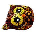 تابلو کاشی کاری طرح جغد قهوه ای کد MA-04-01 | JCHK-11848