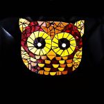 تابلو کاشی کاری طرح جغد قهوه ای کد MA-04-01 | JCHK-11848