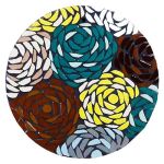 تابلو کاشی کاری مدل گل کد MA-11-04 | JCHK-11872