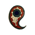 زیر قابلمه ای کاشی کاری مدل بته جقه کد MA-15-14 | JCHK-11902