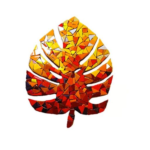 تابلو کاشی کاری مدل برگ انجیر پاییزی کد MA-05-04 | JCHK-11903