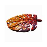 زیر قابلمه ای کاشی کاری مدل برگ انجیر پاییزی کد MA-15-15 | JCHK-11904