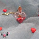 گیفت قلب شیشه ای پرنده | JCHK-2203