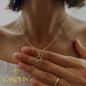گردنبند طلا | ⚜️ GOLD &amp; JEWELRY CAROLIN ⚜️ | JCHK-12047