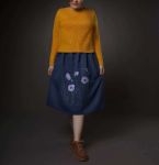 دامن نقاشی شده در طرح های مختلف مدل میدی | JCHK-12111