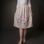 دامن نقاشی شده در طرح های مختلف مدل میدی | JCHK-12111