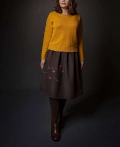 دامن هنری نقاشی شده  | JCHK-12129