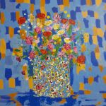 تابلوی نقاشی کلاژ و اکریلیک  | JCHK-12133