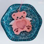 آویز خرس رزینی  | JCHK-12109