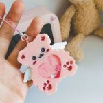 آویز خرس رزینی  | JCHK-12109