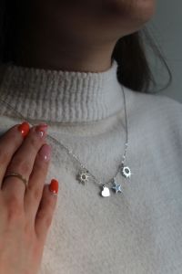 گردنبند مینیمال | JCHK-12146