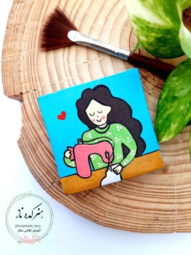 مگنت یخچالی طرح خیاط | هنرکده ناز | JCHK-15988