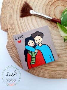 مگنت یخچالی عاشقانه | هنرکده ناز  | JCHK-15990