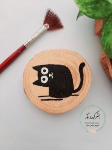 مگنت یخچالی چوبی فانتزی  | JCHK-16037