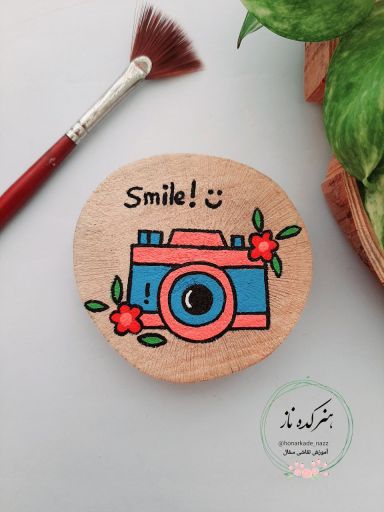 مگنت یخچالی چوبی فانتزی  | JCHK-16041