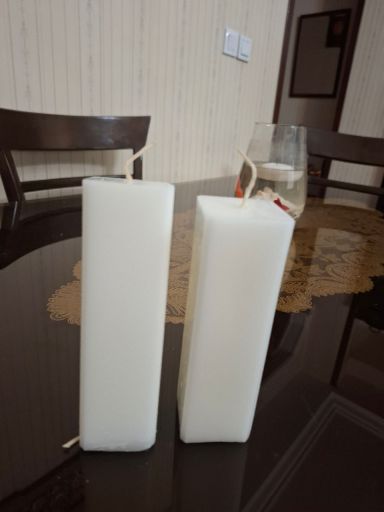 شمع دست ساز استوانه ای مکعبی | JCHK-13493
