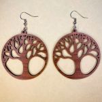 گوشواره چوبی EaL1 | JCHK-12393