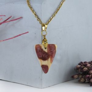 گردنبند چوب و اپوکسی | JCHK-12310