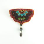 سنجاق سینه پته دوزی | JCHK-12320