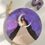 دیوارکوب دخترک و ماه | JCHK-12354