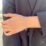 دستبند ساچمه ای نقره | JCHK-12372