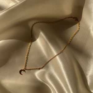 گردنبند استیل ماه | JCHK-12377