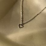 گردنبند استیل قلب | JCHK-12378