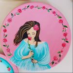 دیوارکوب سفالی دخترانه | JCHK-5666