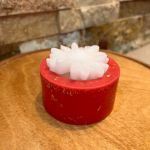 شمع فانوسی ورق طلا گل مارگریت | JCHK-12555