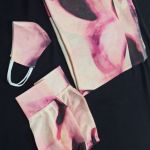 ست روسری ساق دست ماسک نخی | JCHK-4067