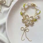 گیره گوجه ای طرح شکوفه  | JCHK-12631