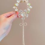 گیره گوجه ای طرح شکوفه  | JCHK-12631