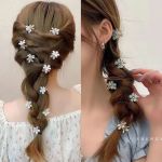 مینی کلیپس شکوفه کریستالی | JCHK-12660