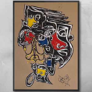 تابلو نقاشی دیواری | JCHK-12775