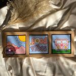 بوم نقاشی 3تایی good vibes | JCHK-12744