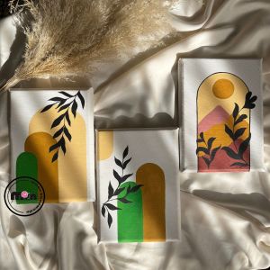 بوم نقاشی مینیمال 3 عددی | JCHK-12748