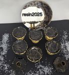 هفتسین رزینی مشکی طلایی | JCHK-13349