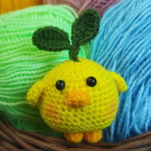 عروسک جوجه بافتنی | JCHK-12854