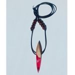 گردنبند چوب و رزین | JCHK-12857