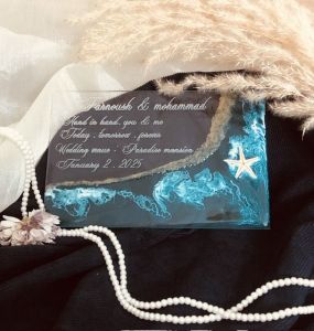 کارت عروسی رزینی | JCHK-12937