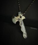 گردنبند عقیق اسپورت طرح تبر | JCHK-13429