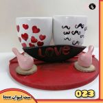 ست لیوان love | JCHK-3196